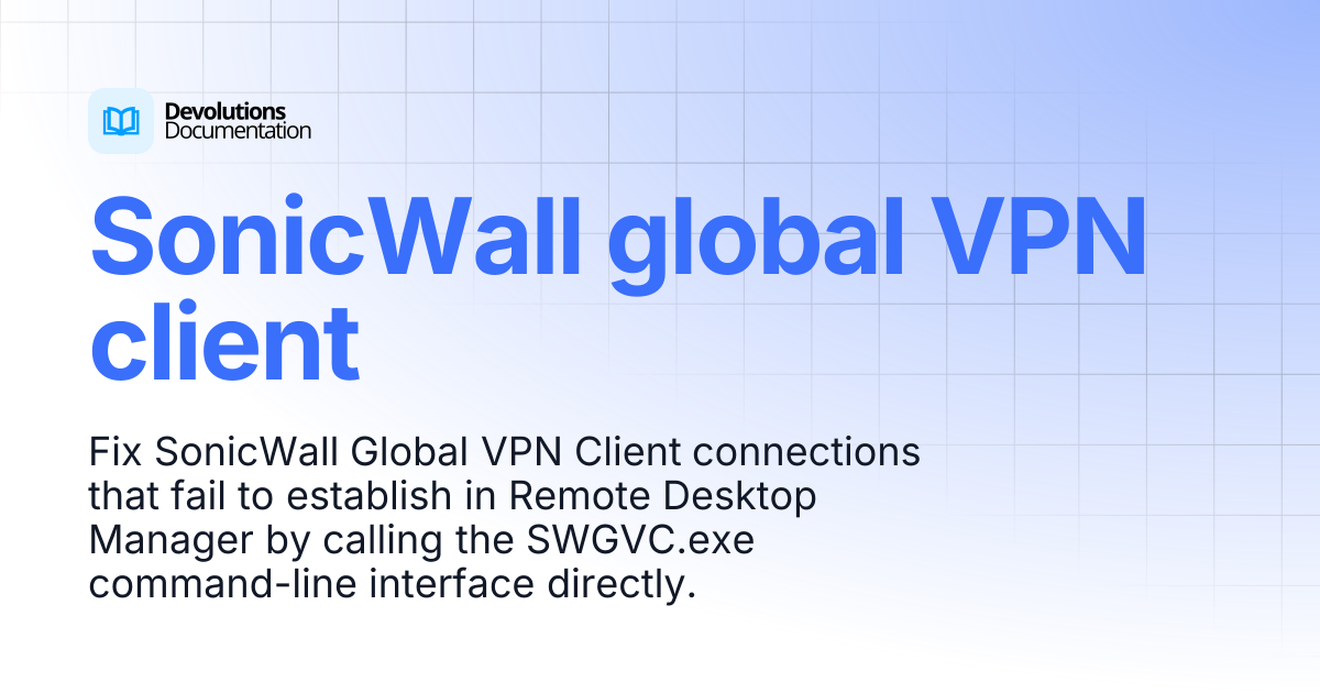 sonic wall vpn download